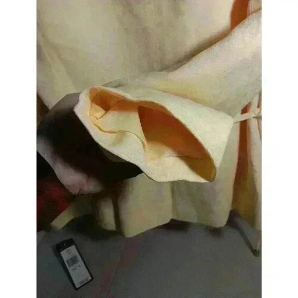 john meyer womens suits Lemon Yellow NWT Size 16 Skirt And Jacket Set Floral Inl - Picture 9 of 11